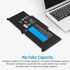 F3YGT Replacement Battery for Dell Latitude 12, 13, 14 – 60Wh Li-ion