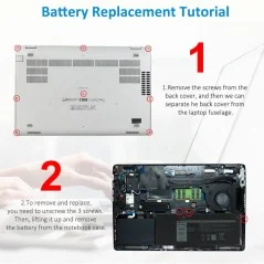 3HWPP Laptop Battery for Dell Latitude 5401, 5501, 5411, 5410, 5511 – 15.2V 68Wh Li-ion €41.95