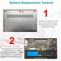Batterie de remplacement R15B01W pour Xiaomi Pro 15.6 pouces – 7.6V 7900mAh 60.04Wh Li-ion €42.70