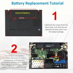 Batterie d’ordinateur portable 01AV420 pour Lenovo ThinkPad T480, T470, A475, A485, TP25 – 24Wh 11.4V Li-Polymer €39.50