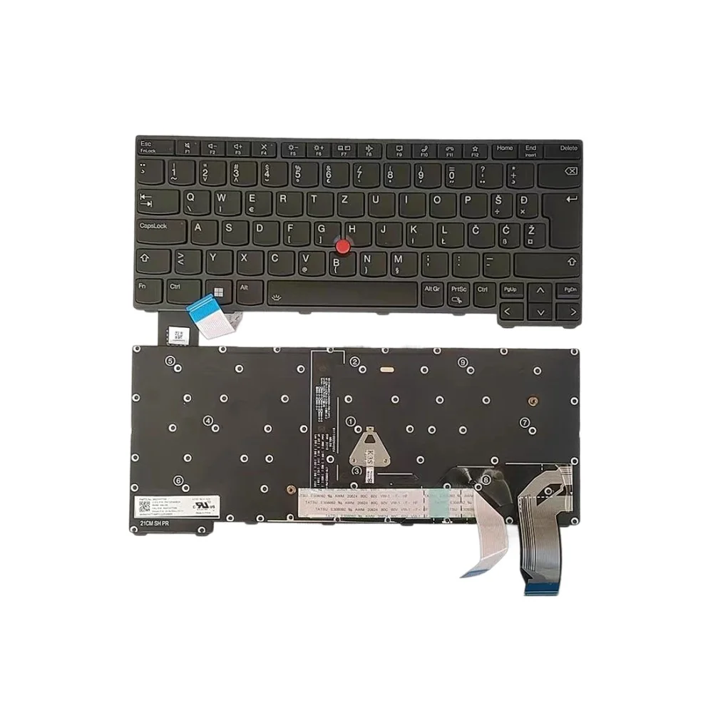 Clavier SA YU SL Croate Slovène 5N21H77209 PK132DA5B24 SN21H77156 2H-BD6SLL70131 pour Lenovo ThinkPad L13 Yoga Gen 4 (rétroéclairé) Clavier SA YU SL Croate Slovène 5N21H77209 PK132DA5B24 SN21H77156 2H-BD6SLL70131 pour Lenovo ThinkPad L13 Yoga Gen 4 (rétroéclairé)