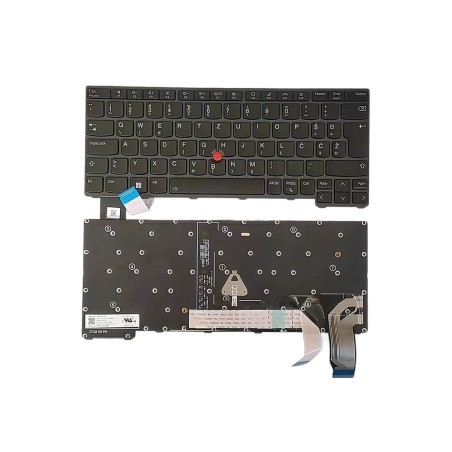 Clavier SA YU SL Croate Slovène 5N21H77209 PK132DA5B24 SN21H77156 2H-BD6SLL70131 pour Lenovo ThinkPad L13 Yoga Gen 4 (rétroéc...