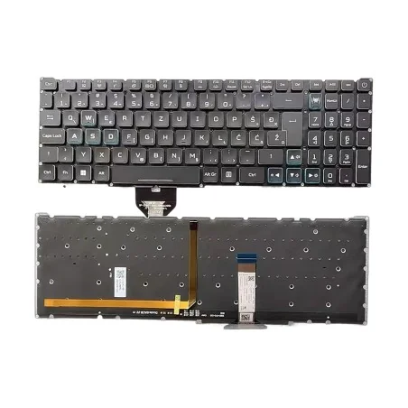 Teclado esloveno con retroiluminación RGB ACM20M2 para Acer Nitro 5 AN515-56 / AN517-53 – Calidad OEM