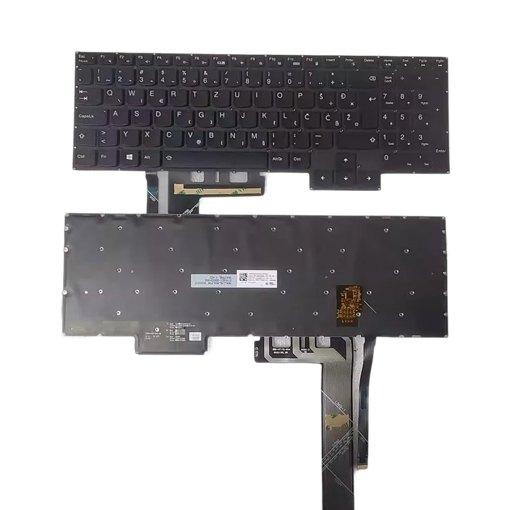 SA YU SL Clavier Croate Slovène SN20X38363 SG-A3040-2YA PK131HY2A24 SN4399BL pour Lenovo Legion Y7000 2020 (Rétroéclairé RGB) SA YU SL Clavier Croate Slovène SN20X38363 SG-A3040-2YA PK131HY2A24 SN4399BL pour Lenovo Legion Y7000 2020 (Rétroéclairé RGB)