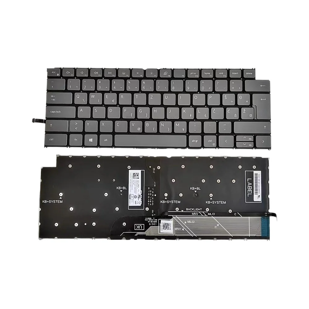 Clavier croate, slovène, yougoslave, bosnien et serbe SA YU SL 0N86PG SG-A5720-2YA 490.0MY07.BL1F SN2010B1 pour Dell Inspiron 16 7620 (rétroéclairé) Clavier croate, slovène, yougoslave, bosnien et serbe SA YU SL 0N86PG SG-A5720-2YA 490.0MY07.BL1F SN2010B1 pour Dell Inspiron 16 7620 (rétroéclairé)