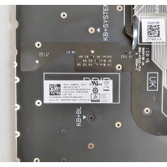 Teclado croata, esloveno, yugoslavo, bosnio y serbio SA YU SL 0N86PG SG-A5720-2YA 490.0MY07.BL1F SN2010B1 para Dell Inspiron 16 7620 (con retroiluminación)