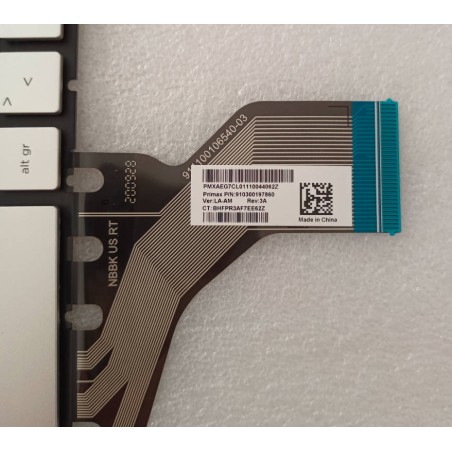 Teclado Español LA 910300197860 para HP 15-DA 15-DB 15-DX 250 255 G7 (Retroiluminado)