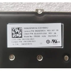 Teclado HU Húngaro SN20Z38574 SG-A1870-2GA PK132XE1B21 SN4394BL3 para Lenovo ThinkBook 15 G2 ARE/ITL (Retroiluminado) €18.50
