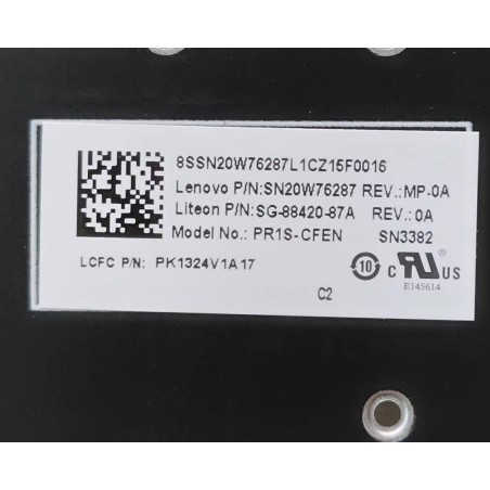 Tastiera CF Francese Canadese SN20W76287 SG-88420-87A PK1324V1A17 per Lenovo Yoga 330-11IGM 330H-11IGM 330L-11IGM