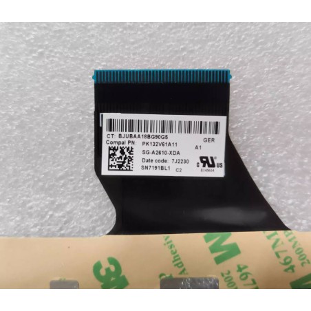 Teclado GR Alemán SG-A2610-XDA PK132V61A11 SN7191BL1 para HP ENVY x360 13-AY 13T-BA 13-BD TPN-C147 TPN-C145 (Retroiluminado)