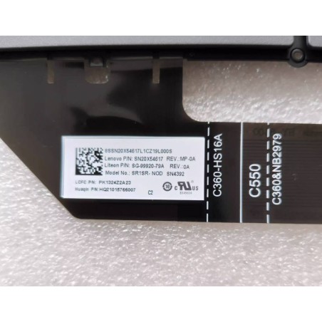Tastiera NE Nordica Svedese Finlandese Norvegese Danese SN20X54617 SG-99920-79A PK1324Z2A23 per Lenovo IdeaPad Flex 5 CB-13IML05