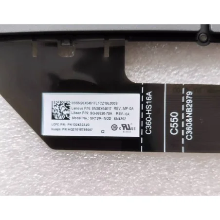 Teclado NE Nórdico Sueco Finlandés Noruego Danés SN20X54617 SG-99920-79A PK1324Z2A23 para Lenovo IdeaPad Flex 5 CB-13IML05