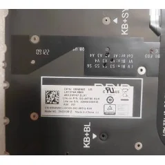 Tastiera US Inglese 05N0WD SG-A5780-XUA SN2010B1Z LK1374K1B00 per Dell Inspiron 16 7620 (Retroilluminata)