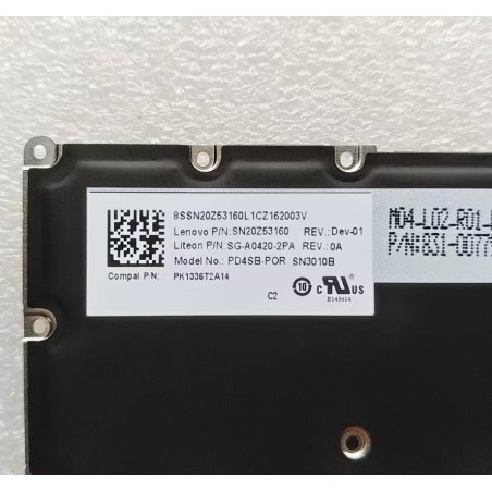 Clavier PO Portugais SN20Z53160 SG-A0420-2PA PK1336T2A14 pour Lenovo Yoga 530-14 (Rétroéclairé)