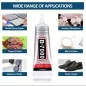 Colle Adhésive Multifonction B-7000 50mL pour Réparations DIY