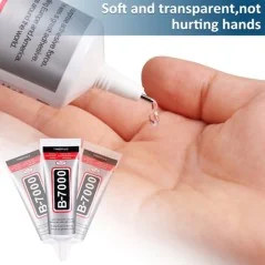 Colla Adesiva Multifunzionale B-7000 da 50mL per Riparazioni Fai-da-Te