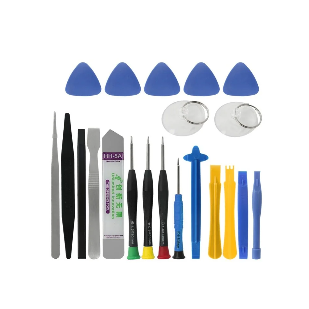 Kit di Attrezzi 21 in 1 per Riparazione Smartphone iPhone e Altri Dispositivi Kit di Attrezzi 21 in 1 per Riparazione Smartphone iPhone e Altri Dispositivi
