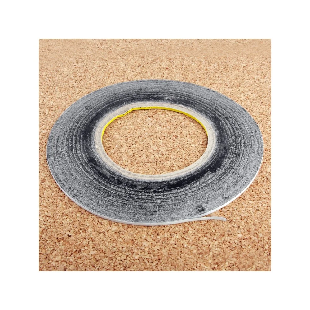Nastro Adesivo Biadesivo Nero 1mm per Riparazione Schermo Smartphone, 50m Nastro Adesivo Biadesivo Nero 1mm per Riparazione Schermo Smartphone, 50m