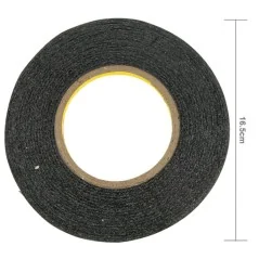 Nastro Adesivo Biadesivo Nero 1mm per Riparazione Schermo Smartphone, 50m
