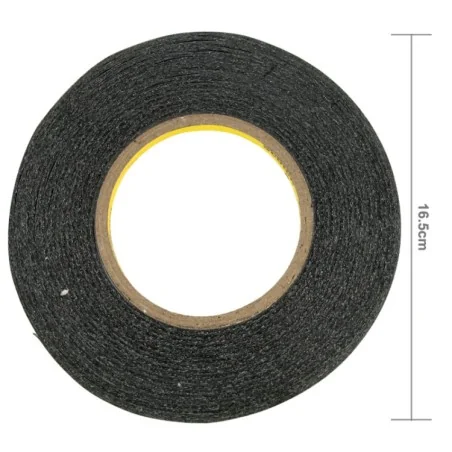1mm Black Double-Sided Adhesive Tape for Mobile Phone Touch Screen Repair, 50m