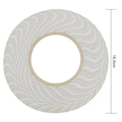 Ruban Adhésif Double Face Blanc 1mm pour Réparation d’Écran Tactile iPhone / Samsung / HTC – 50m