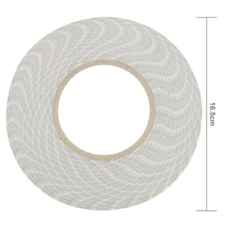 Ruban Adhésif Double Face Blanc 1mm pour Réparation d’Écran Tactile iPhone / Samsung / HTC – 50m