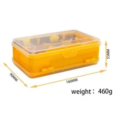 Kit Tournevis Magnétiques 110 en 1 pour Réparation de Téléphones et Électroniques €7.35