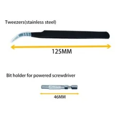 Kit Tournevis Magnétiques 110 en 1 pour Réparation de Téléphones et Électroniques €7.35