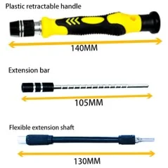 110-in-1 Magnetischer Schraubendreher-Satz für Handy- & Elektronikreparatur €7.35