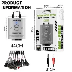 Luowei LW-325 Mobile Phone Repair Boot Power Cord – iPhone 8-16 Pro Max & Android €15.70