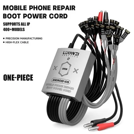 Luowei LW-325 Mobile Phone Repair Boot Power Cord – iPhone 8-16 Pro Max & Android