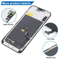 iPhone 16e Full LCD + Touch Screen Digitizer Assembly – Incell HD Display €21.50