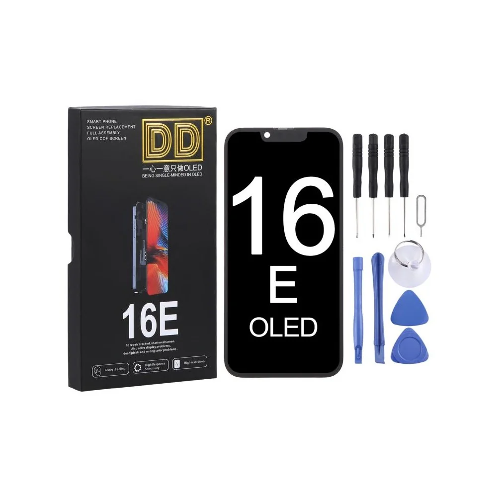 iPhone 16e DD Soft OLED Full Display (LCD + Touch Screen Digitizer) iPhone 16e DD Soft OLED Full Display (LCD + Touch Screen Digitizer)