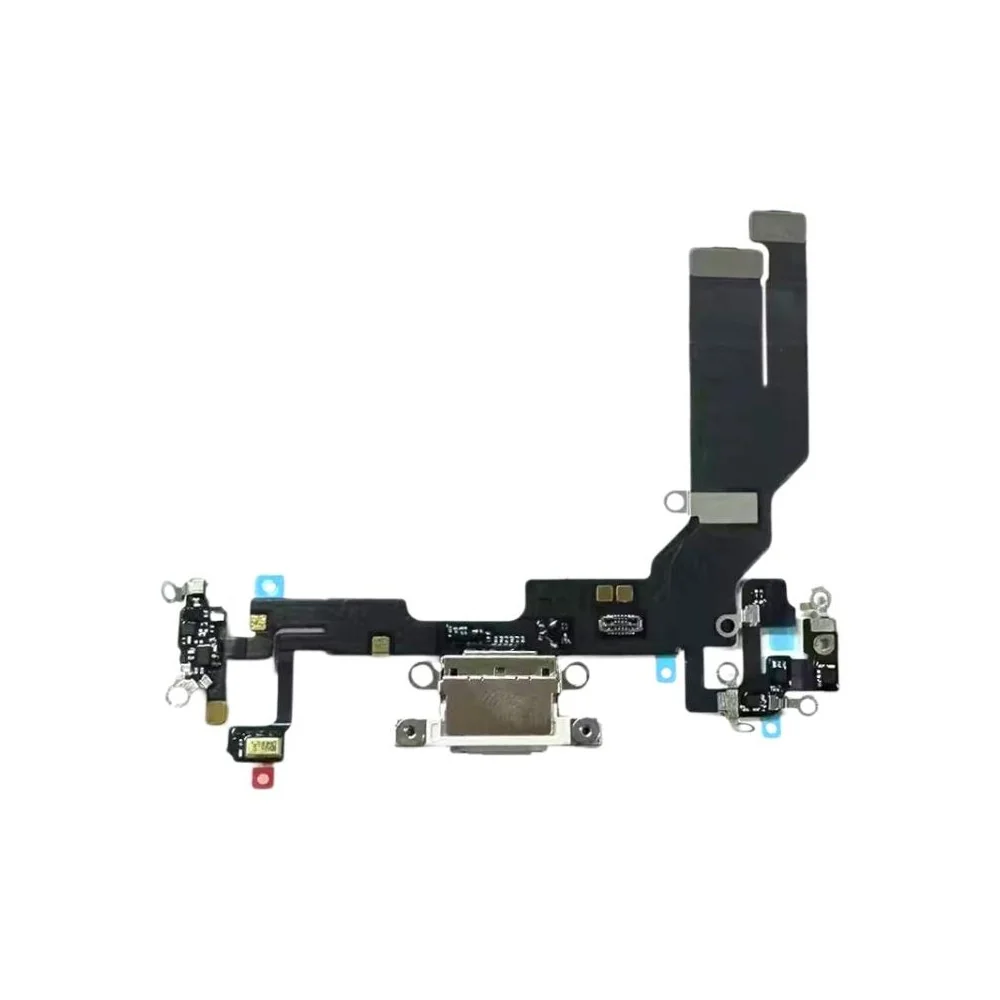 iPhone 16e Original Charging Port Flex Cable Replacement (White) iPhone 16e Original Charging Port Flex Cable Replacement (White)