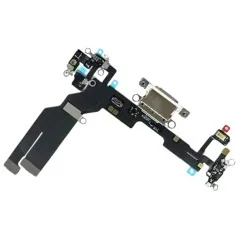iPhone 16e Original Charging Port Flex Cable Replacement (White)