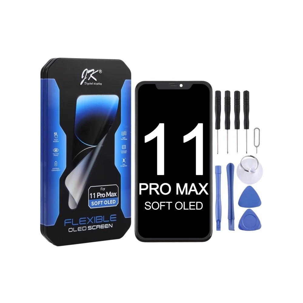 JK Soft OLED Full Display (LCD + Touch Screen Digitizer) for iPhone 11 Pro Max JK Soft OLED Full Display (LCD + Touch Screen Digitizer) for iPhone 11 Pro Max