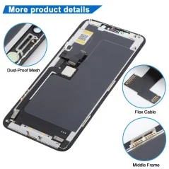 Écran Complet Soft OLED (LCD + Digitizer Tactile) pour iPhone 11 Pro Max €43.95