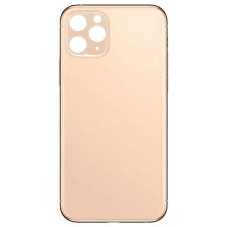 Coque Arrière en Verre pour iPhone 11 Pro Max (Or)