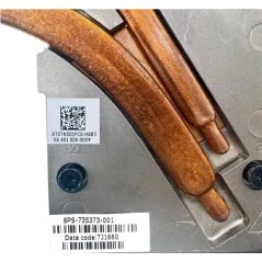 Dissipatore GPU 735373-001 AT0TK001FC0 per HP ZBook 17 G1 / G2 €21.50