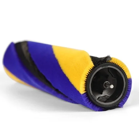 Direct Drive Brush Bar Soft Velvet Suction Head Brush for Dyson V12 / V15 Slim Vacuum Cleaner (Yellow & Blue)