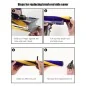 Direct Drive Brush Bar Soft Velvet Suction Head Brush for Dyson V12 / V15 Slim Vacuum Cleaner (Yellow & Blue) Direct Drive Brush Bar Soft Velvet Suction Head Brush for Dyson V12 / V15 Slim Vacuum Cleaner (Yellow & Blue)