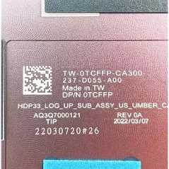 Coque Supérieure du Repose-Mains Layout US 0TCFFP AQ3Q7000121 pour Dell XPS 13 9315 (2022) €49.50