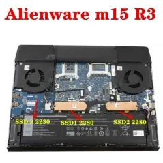 M.2 SSD1 / SSD2 2230 zu 2280 Adapterhalter 0WJH5D für Dell Alienware M15 / M17 R3 / R4