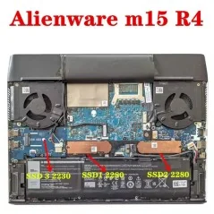M.2 SSD1 / SSD2 2230 to 2280 Adapter Bracket 0WJH5D for Dell Alienware M15 / M17 R3 / R4 €9.30