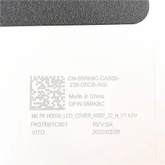 Top LCD Back Cover 05RK6C / 5RK6C / PK37B01C601 for Dell Alienware X15 R1 / R2 €62.90