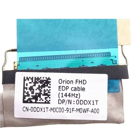 Cable Flex de Pantalla LCD eDP FHD 144Hz 40 Pines 0DDX1T Para Dell Alienware M15 R1
