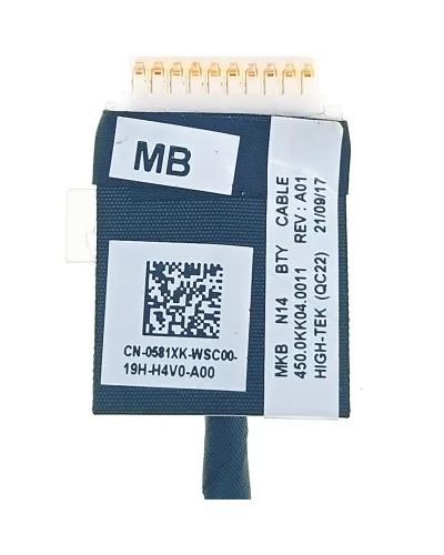 Cable de batería 450.0KK04.0011 0581XK para Dell Inspiron 5400 5401 5402 5405 5406 5409 7405 5501 5502 5505 5509 E3401 €4.95