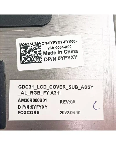 Top LCD back cover 0YFYXY AM30R000S01 for Dell Latitude 7320 2-in-1 €43.90