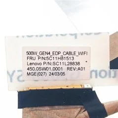 Cable de Video LCD EDP 5C11H81513 SC11L28838 450.0SW01.0001 para Lenovo 500w Yoga Gen 4 / 500w 2-en-1 Gen 5 €18.50