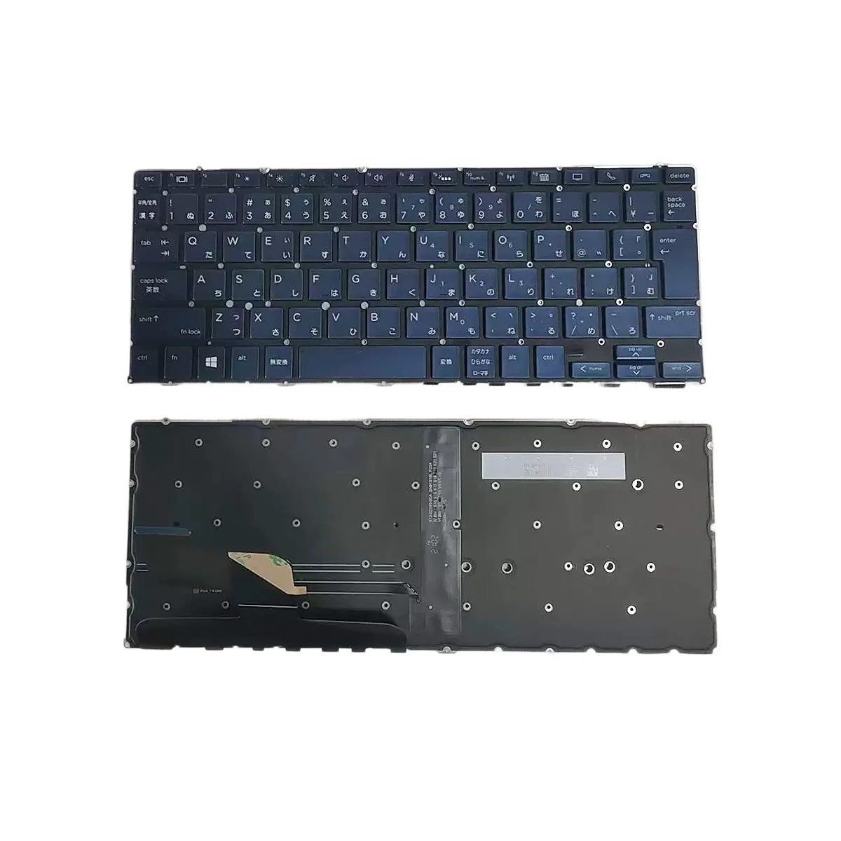 Clavier japonais JP L57278-291 SG-99100-2VA SN9181BL 6037B0155412 pour HP Elite Dragonfly G1